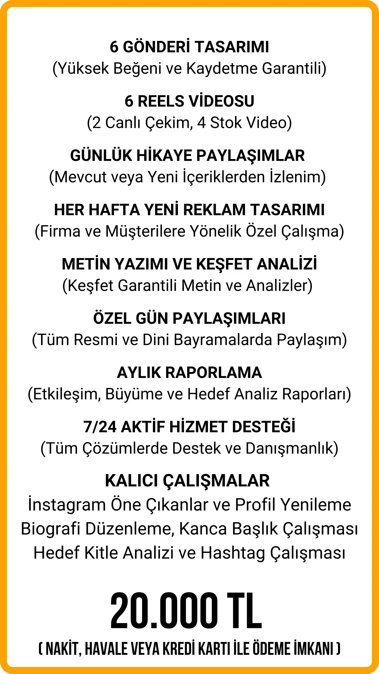 Kalıcı Çalışmalar İnstagram Öne Çıkanlar ve Profil Yenileme Biyografi Düzenleme, Kanca Başlık Çalışması Hedef Kitle Analizi ve Hashtag Çalışması